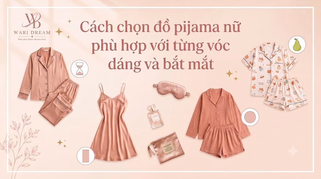Cách chọn đồ pijama nữ phù hợp với từng vóc dáng và bắt mắt