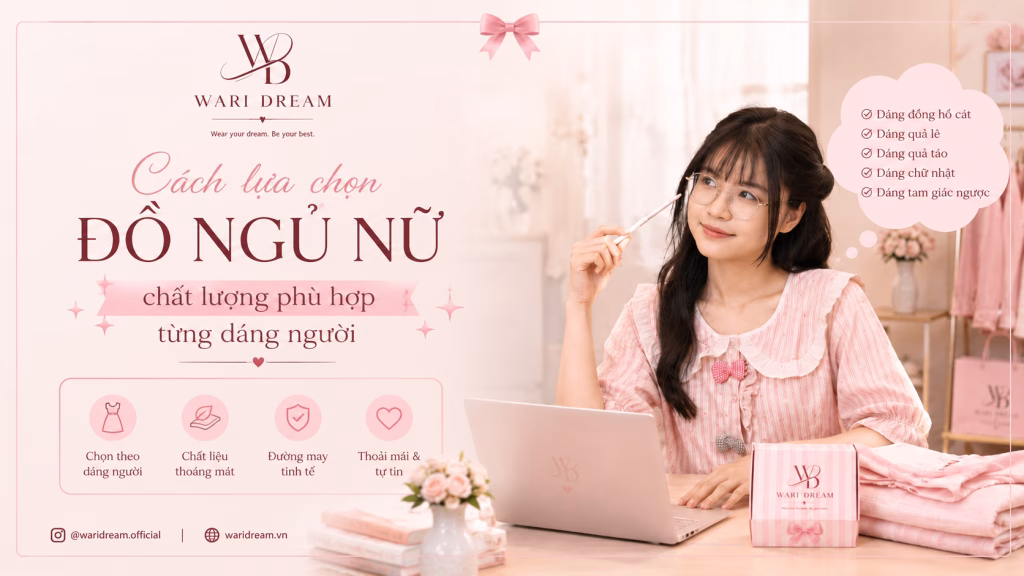cách lựa chọn đồ ngủ nữ